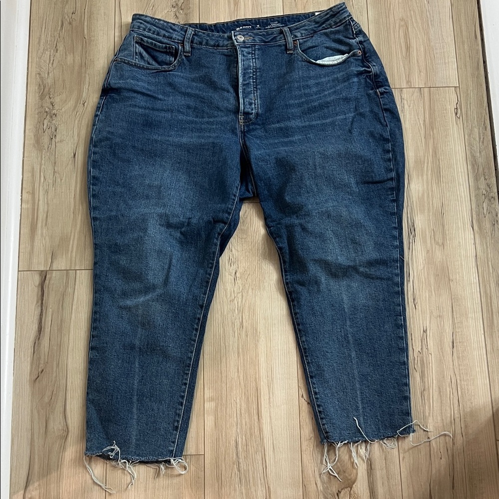 Old Navy High-rise Curvy O.G. straight Secret Smooth Pockets Jeans